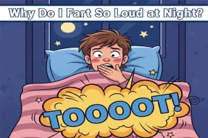 Why do I fart so loud at night